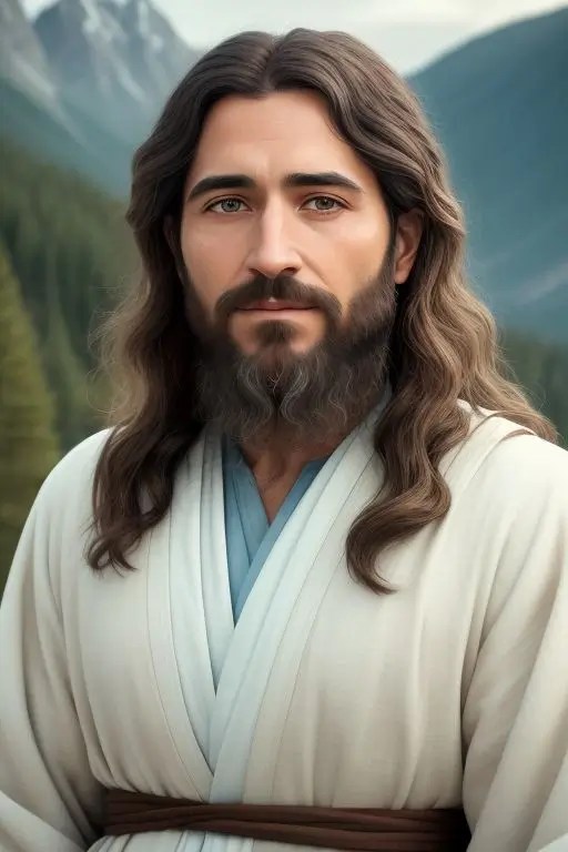 Yeshua Jesus Christ with radiant crown chakra offering spiritual guidance and protection during Earth's ascension